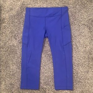 lululemon Fast and Free Crop leggings size 10